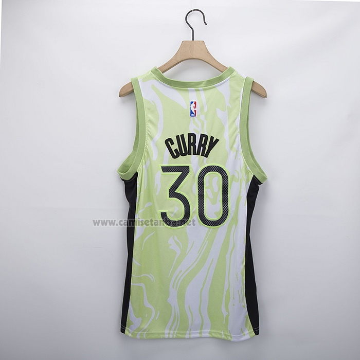 Camiseta Golden State Warriors Stephen Curry #30 Fashion Royalty Verde